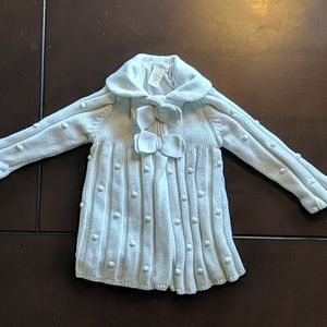 Baby girl white coat